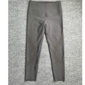 Fanka Body Sculpt Leggings Womens S Gray High Waisted Compression 7/8 Yoga Pants
